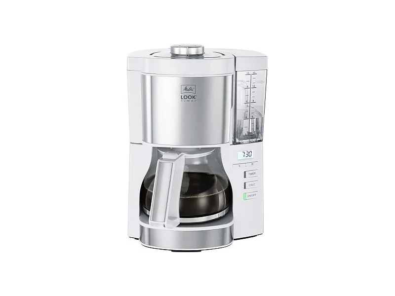 Cafetiere filtre - Melitta - Look V Timer 1025-07 - 1,25L - 10 tasses - 1080 Watts