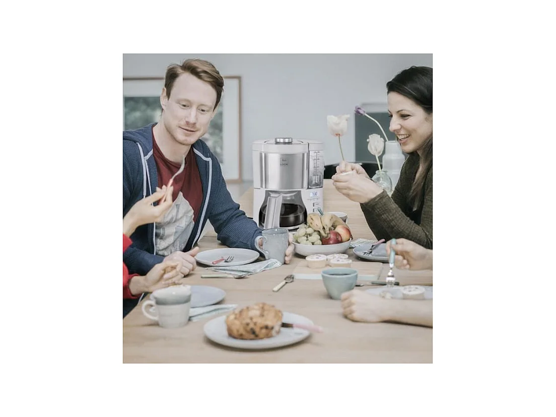 Cafetiere filtre - Melitta - Look V Timer 1025-07 - 1,25L - 10 tasses - 1080 Watts