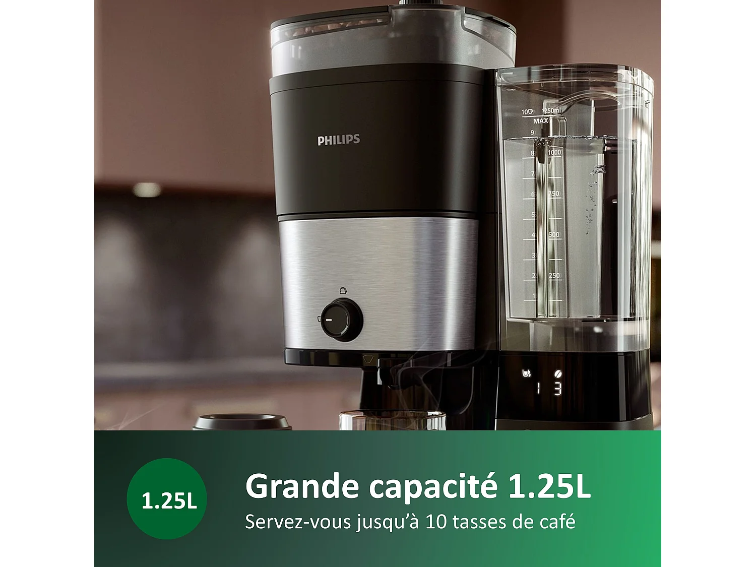 Cafetera con Molinillo Philips HD7888.01 LED Programable 10-12T