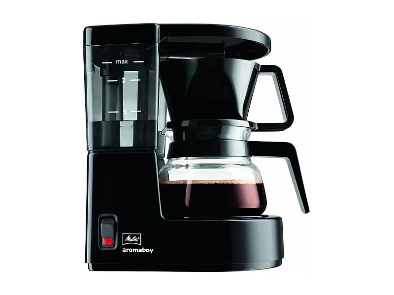 Cafetera negra - 2 tazas - 500W