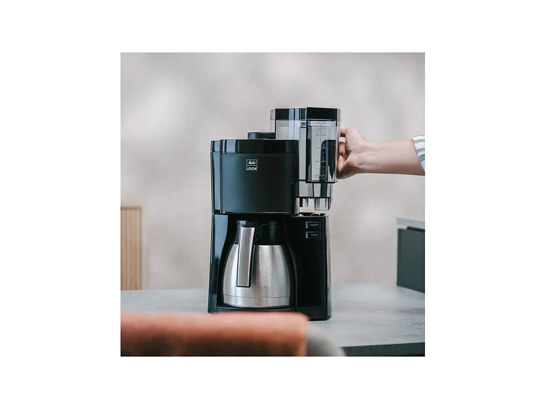 Cafetiere - MELITTA - Look V Therm 1025-12 - 1080 W - 1,25 L - Noir