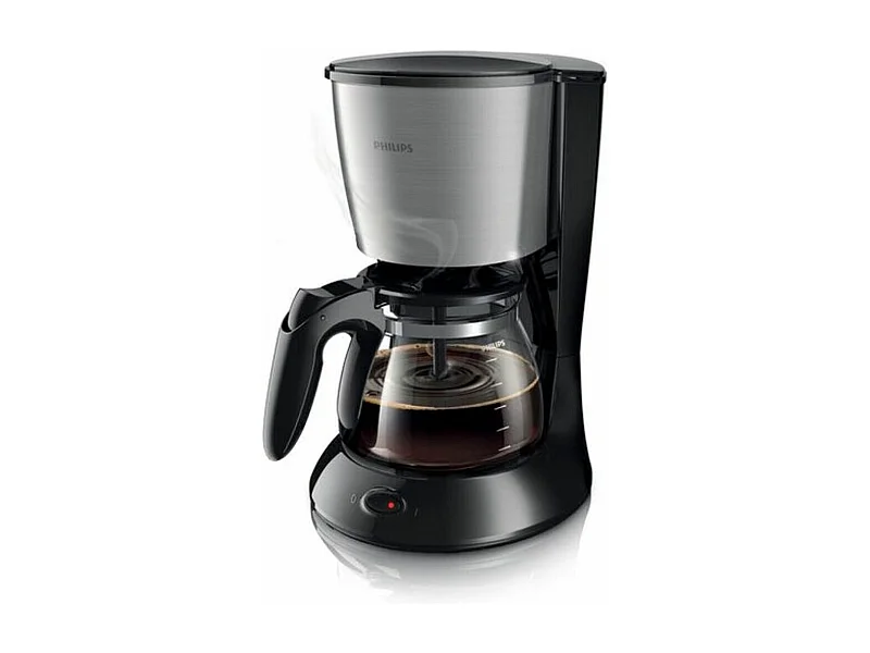 Macchina per Caffe' Americano Philips Daily Collection HD7462/20 Nera Metallo con Caraffa in Vetro
