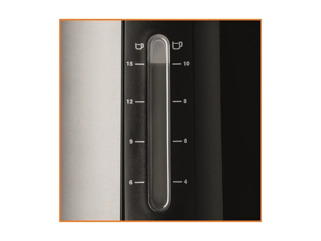 KRUPS KM321010 Pro Aroma Plus Cafetiere filtre electrique, 1,25 L soit 15 tasses, Machine a cafe, Noir et inox