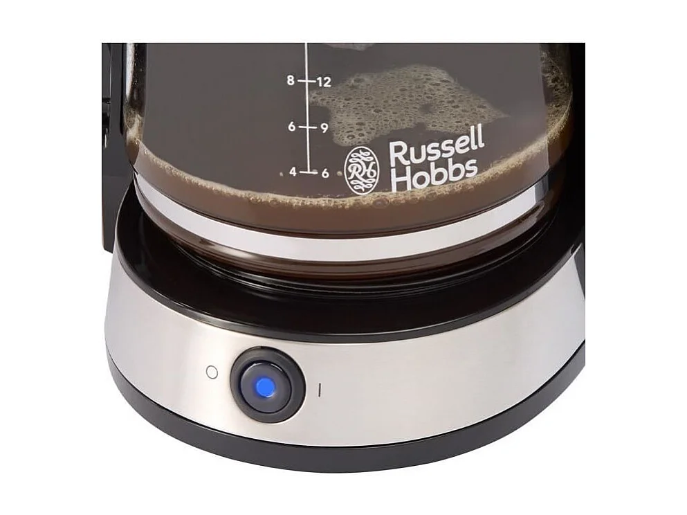 Cafetiere - RUSSELL HOBBS - HEATON - 1,25 L - Noir / Inox