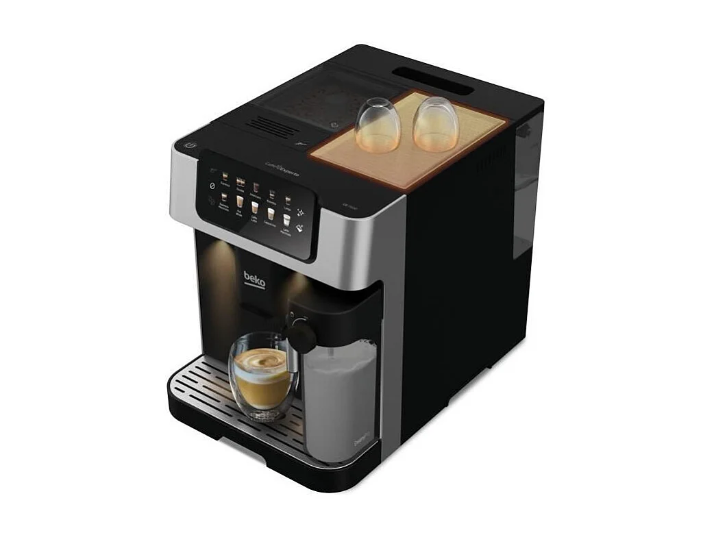 Machine a café avec broyeur - BEKO - CEG7304X - 1350 W - 19 bars - Écran tactile couleur