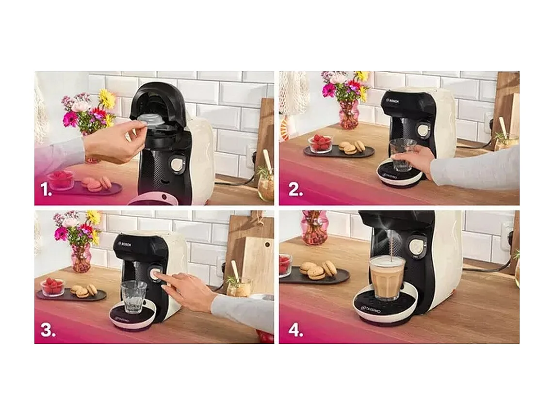 Cafetera multibebidas Tassimo T10 Happy Vanilla - 1400 W