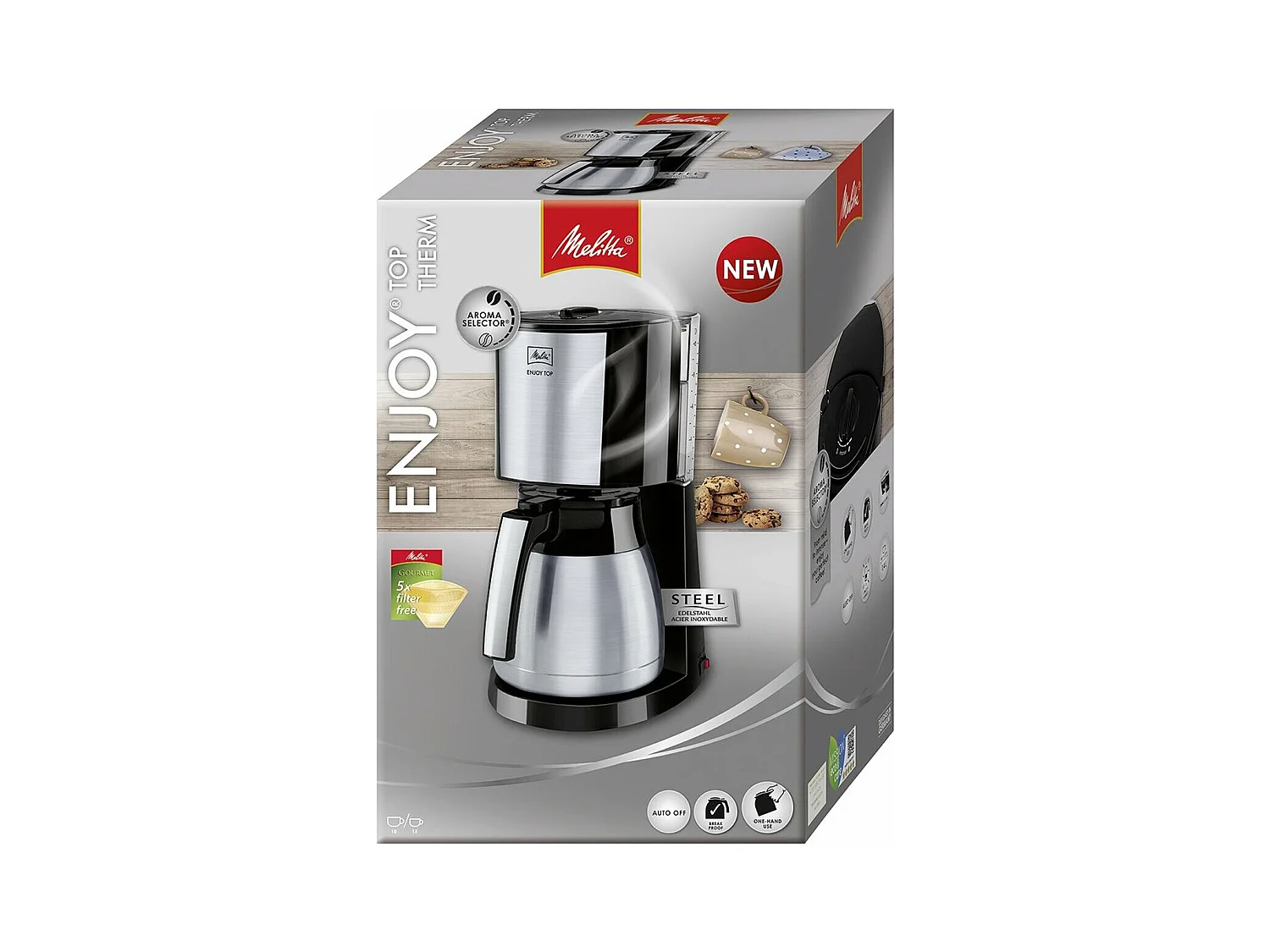 Cafétière électrique Melitta 1017-07 1,2 L 1000 W