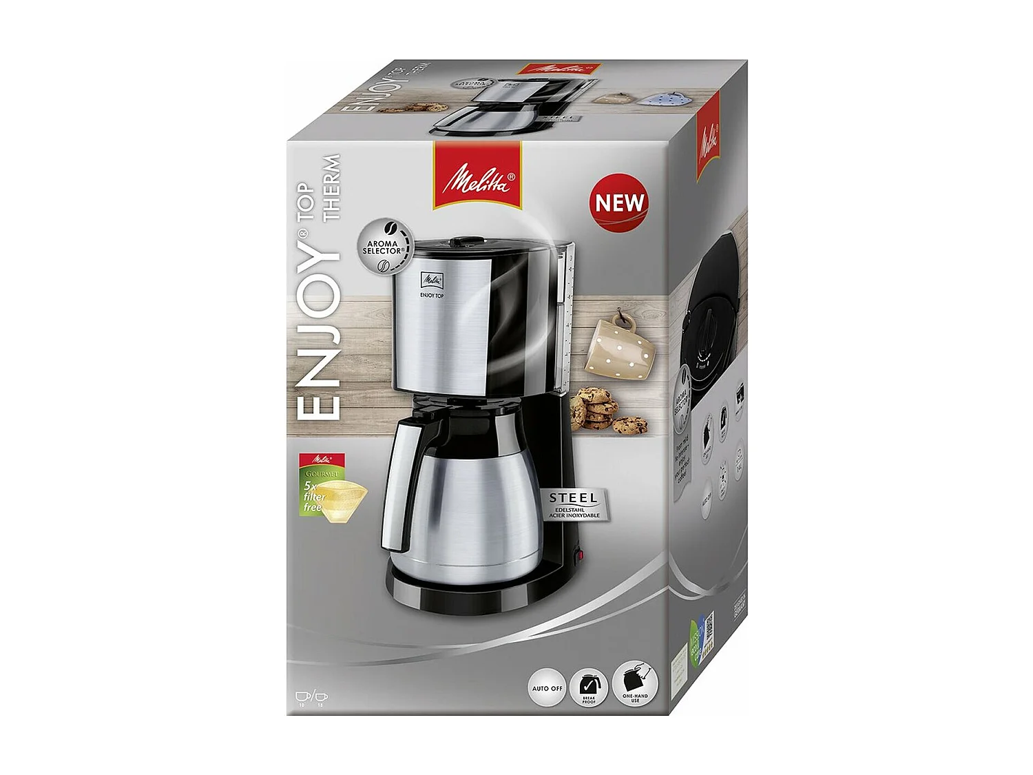 Cafétière électrique Melitta 1017-07 1,2 L 1000 W