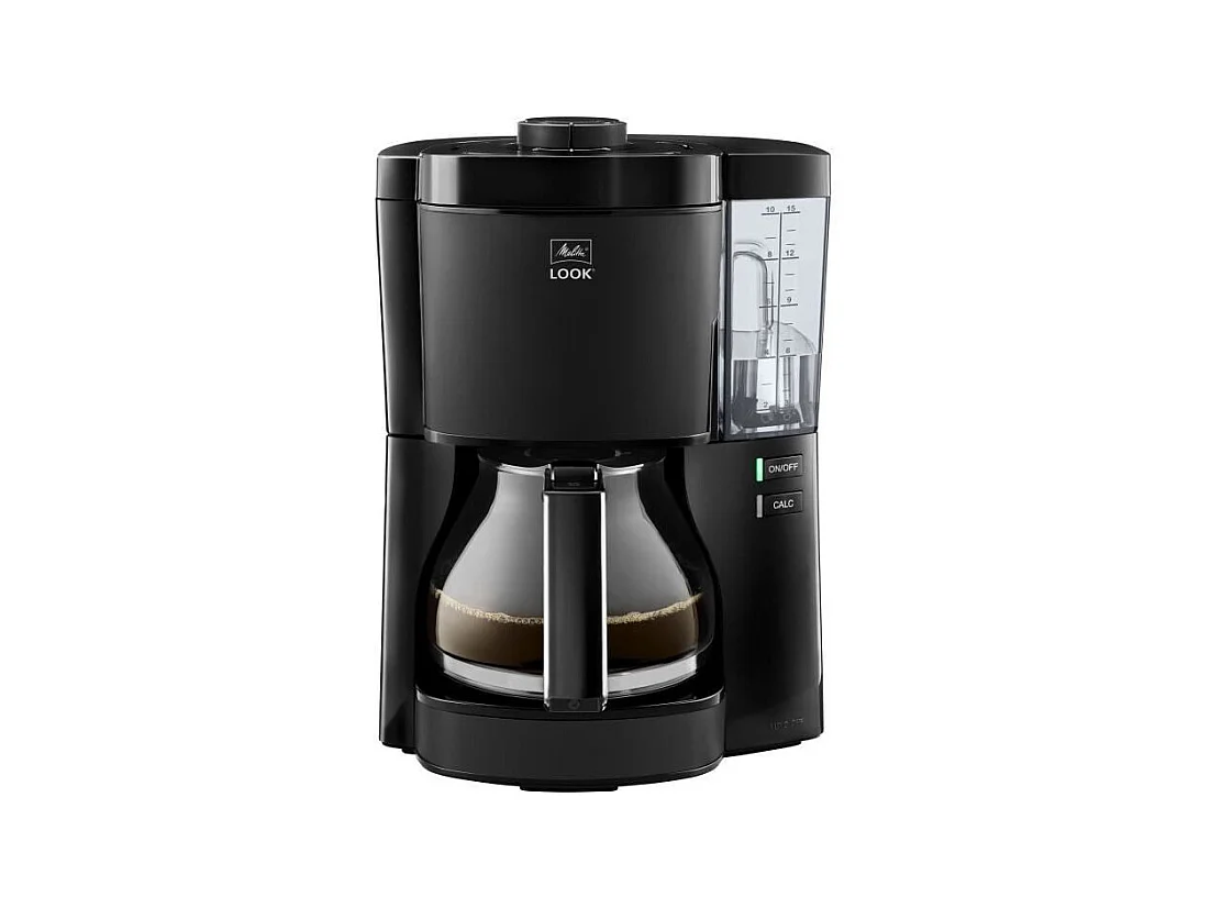 Cafetiere - MELITTA - Look V Glass 1025-02 - 1080 W - 1,25 L - Noir