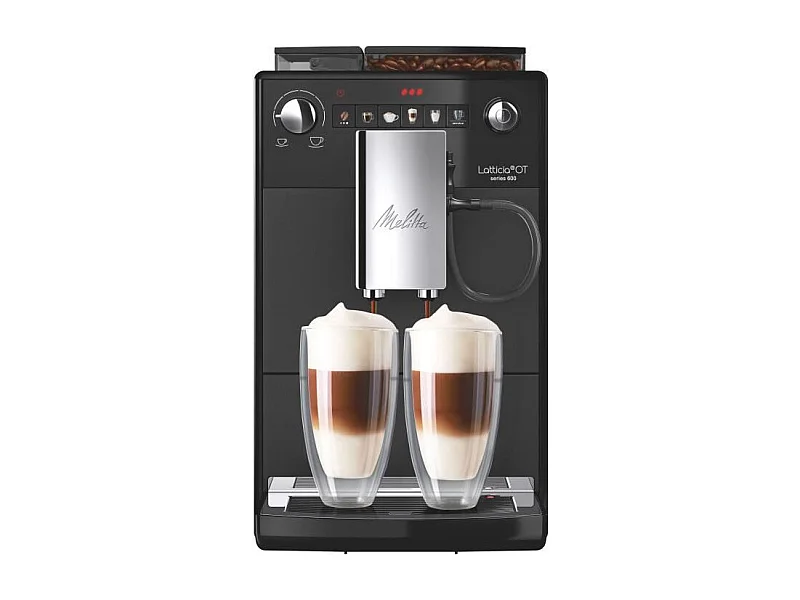 Machine a café - MELITTA - Latticia OT - Réservoir d'eau 1,5 L - Réservoir a grains 250 g - 1450 W - Noir mat