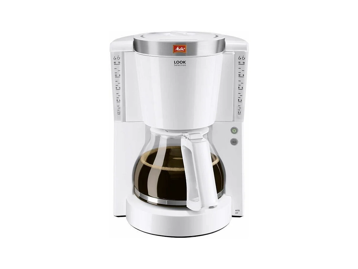 Cafetera Blanco/Acero Cepillado