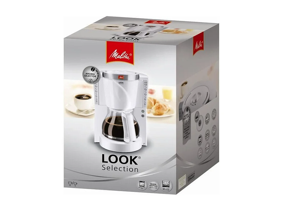 Cafétière électrique Melitta Look IV Selection 1011-03 1000 W