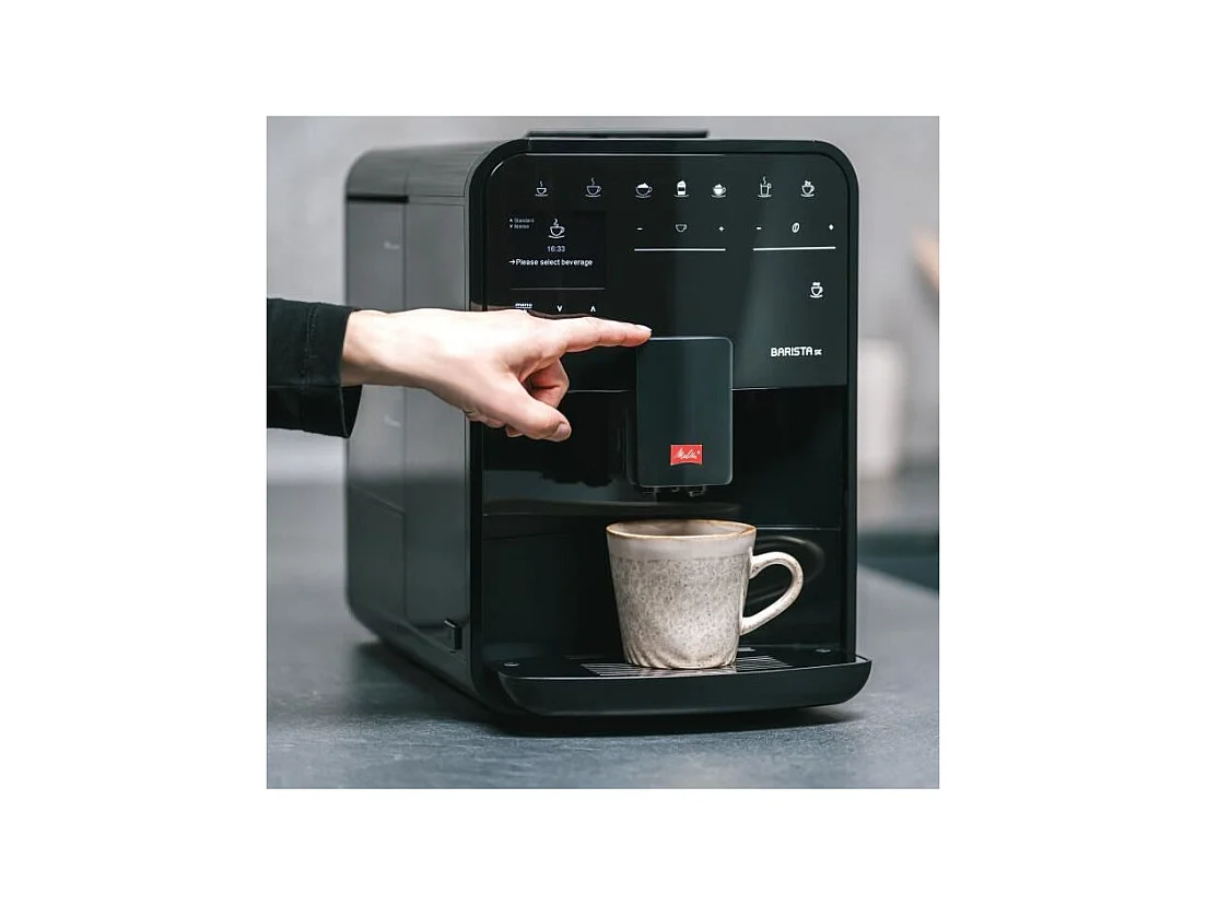 Machine a café automatique avec broyeur - MELITTA - Barista SE F830-003 - 1450 W - Noir