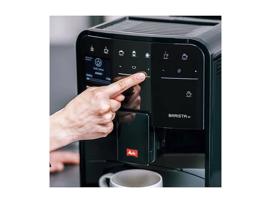 Machine a café automatique avec broyeur - MELITTA - Barista SE F830-003 - 1450 W - Noir