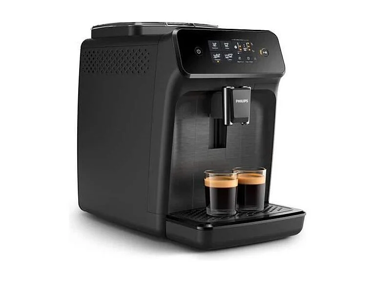 Machine a café expresso a café grains PHILIPS EP1200 - Noir Mat - Avec broyeur - 2 boissons - Ecran tactile - AquaClean
