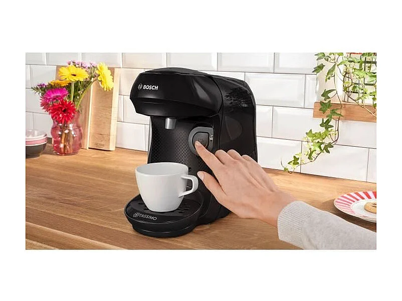 Machine a café multi-boissons - BOSCH - TASSIMO - T10 Happy noir - 1400 W