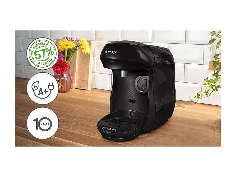 Machine a café multi-boissons - BOSCH - TASSIMO - T10 Happy noir - 1400 W