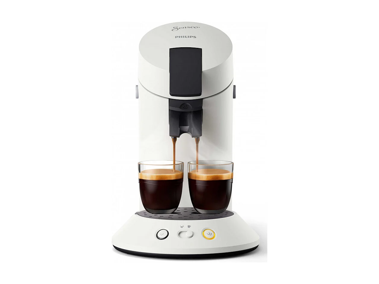 Cafetière à Dosettes Philips Senseo Original Plus CSA210/11 Blanc 2 Tasses