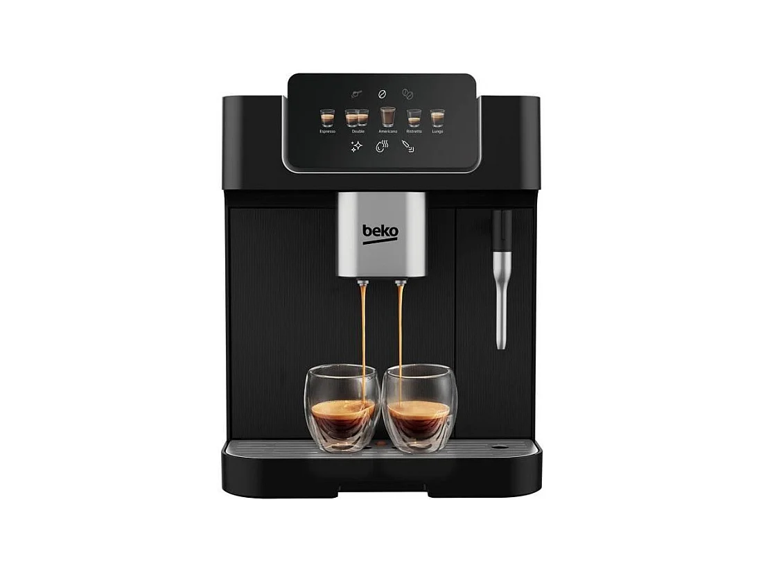 Machine a café avec broyeur - BEKO - CEG7302B - 1350 W - 19 bars - Noir