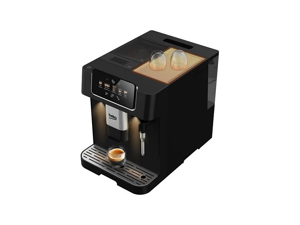 Machine a café avec broyeur - BEKO - CEG7302B - 1350 W - 19 bars - Noir