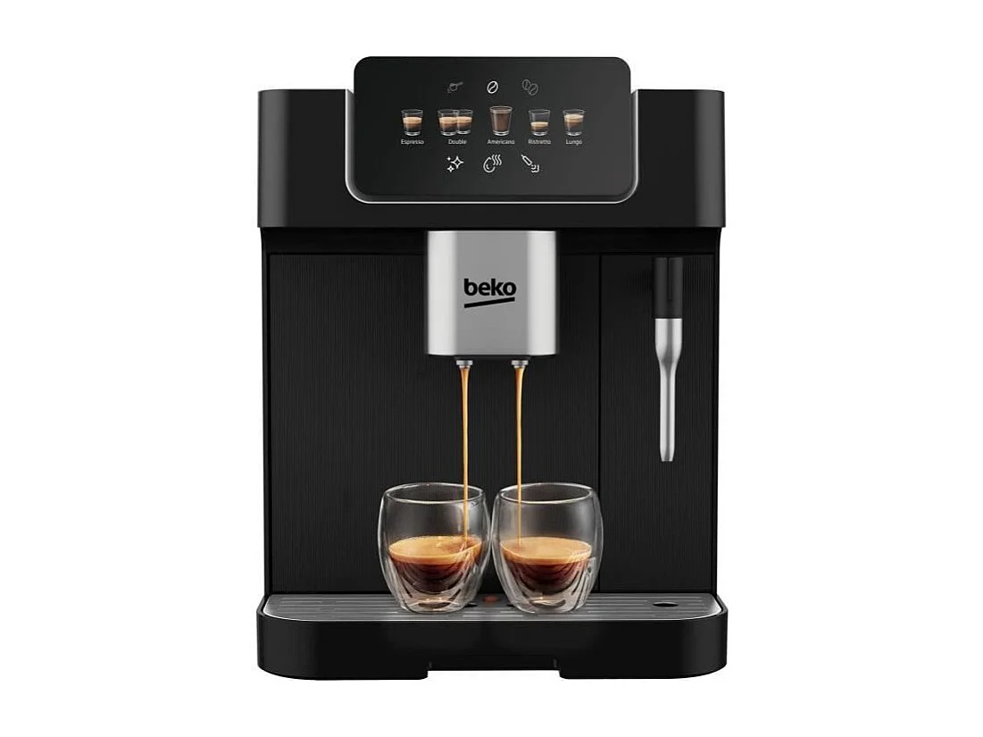 Machine a café avec broyeur - BEKO - CEG7302B - 1350 W - 19 bars - Noir