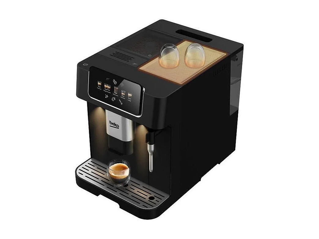 Machine a café avec broyeur - BEKO - CEG7302B - 1350 W - 19 bars - Noir