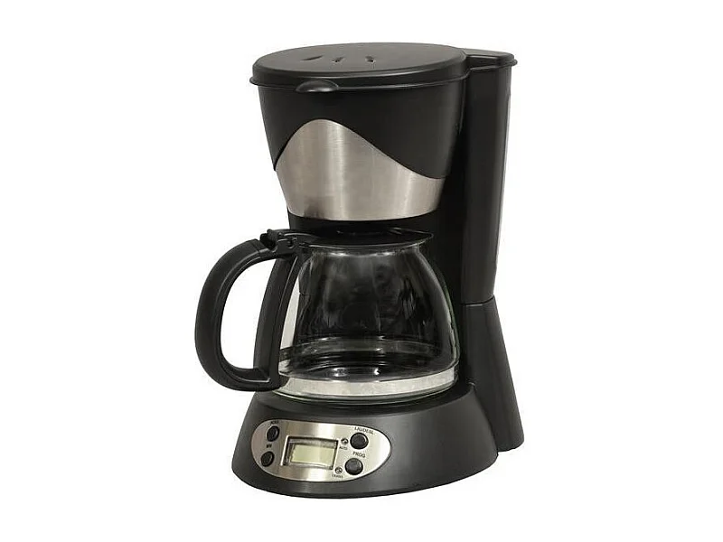 Cafetière Filtre Programmable 6 Tasses 550W 0,6L Noir KitchenChef