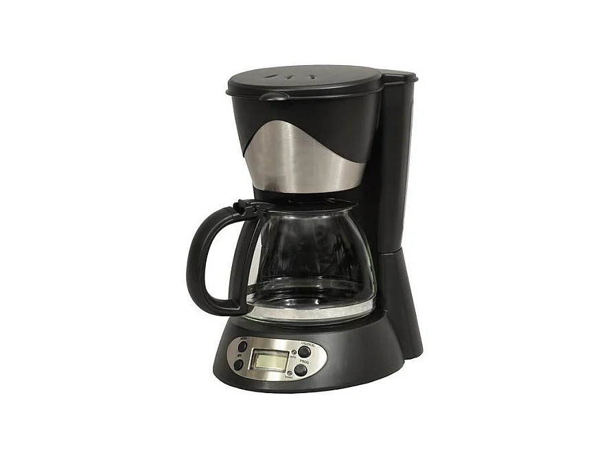 Cafetière Filtre Programmable 6 Tasses 550W 0,6L Noir KitchenChef