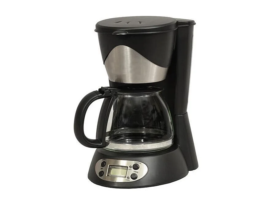 Cafetière Filtre Programmable 6 Tasses 550W 0,6L Noir KitchenChef