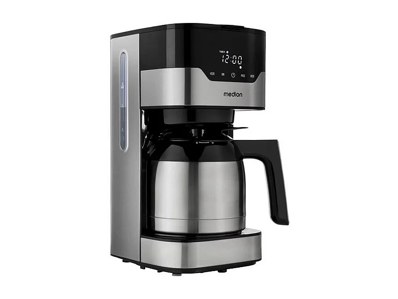 Cafetiere filtre programmable avec carafe - MEDION - MD 18458 - isotherme - 900W - 1,2 L