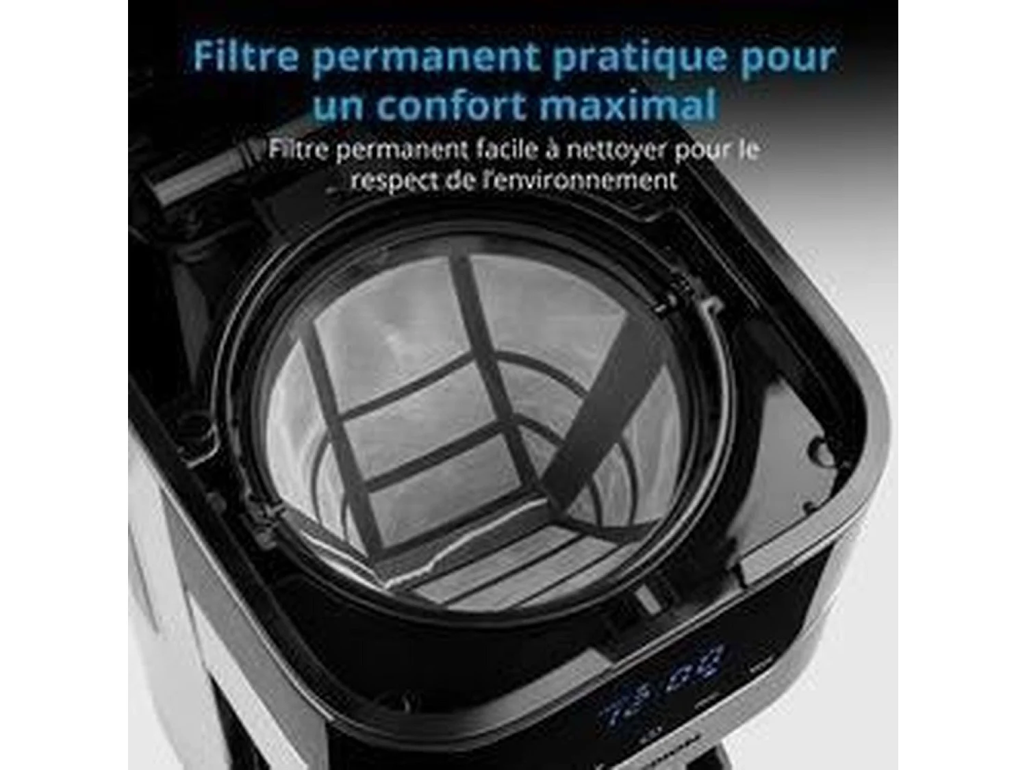 Cafetiere filtre programmable avec carafe - MEDION - MD 18458 - isotherme - 900W - 1,2 L