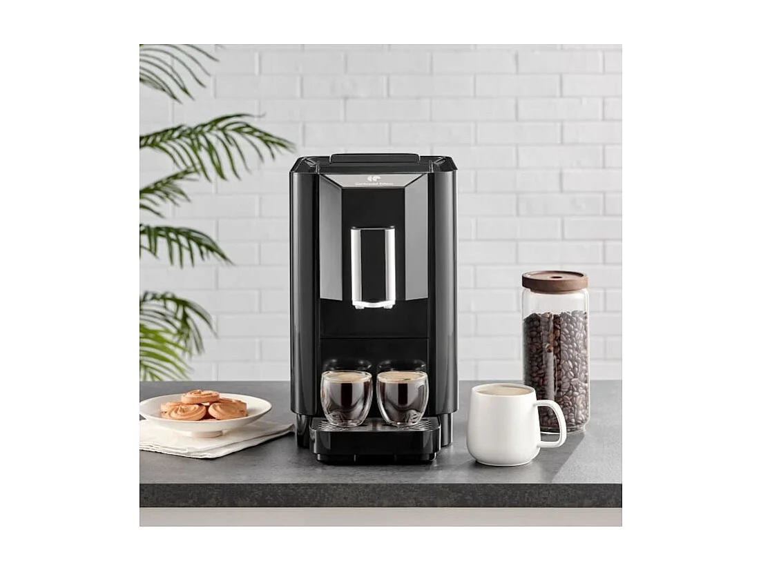 Machine Expresso broyeur - CONTINENTAL EDISON - CECFAUTOB - 19 Bar - 1450 W - Noir