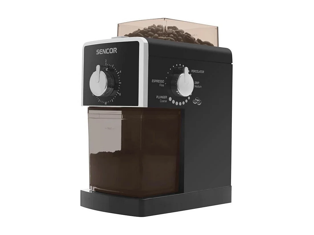 Moulin a café électrique - SENCOR - SCG 5050 BK - 110 W - 180 g de grains - Noir