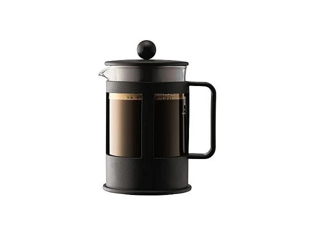 Cafeteira de Émbolo BODUM Kenya, 4 Xícaras, 0,5 L, Preto