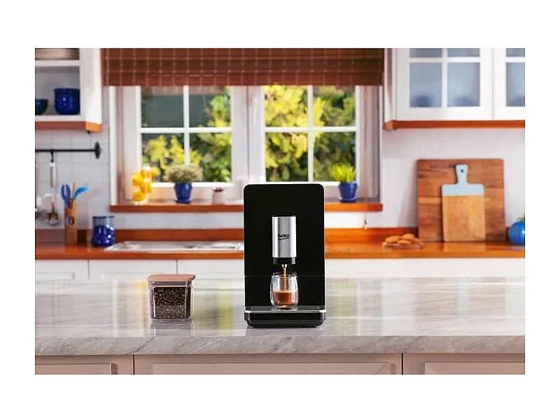 Machine expresso automatique - BEKO - CEG3194B - 1350 W - Carafe a lait - Noir