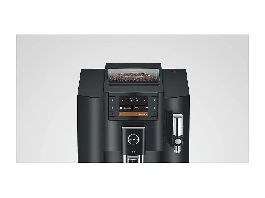 Jura E8 Superautomatische Koffiemaker - Piano Zwart 1450W, 15 Bar 1,9L