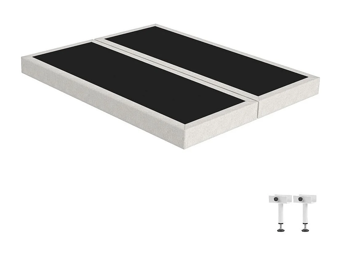 Matelas Myriade 4 + sommier SR15 - 2x80x200 - Mousse - Hauteur 23 cm - Soutien medium