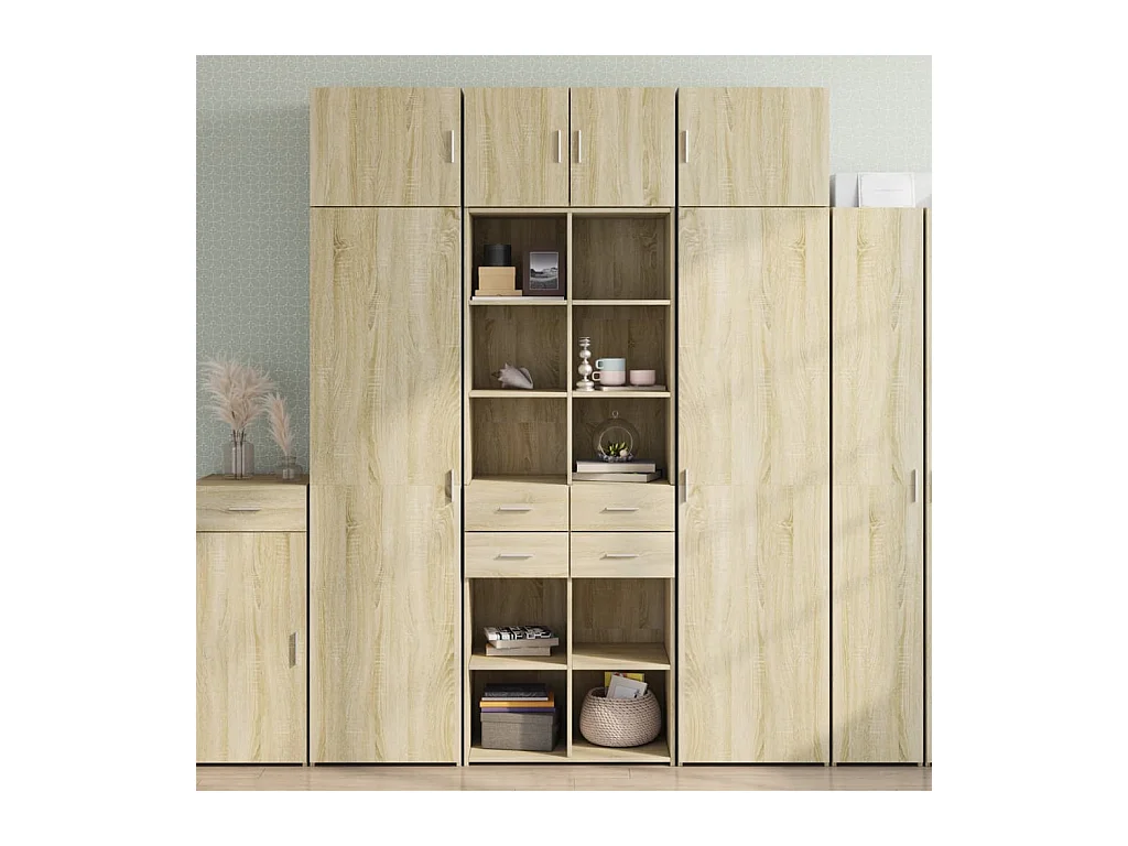 Armoire de rangement chêne sonoma 70x42,5x225 cm