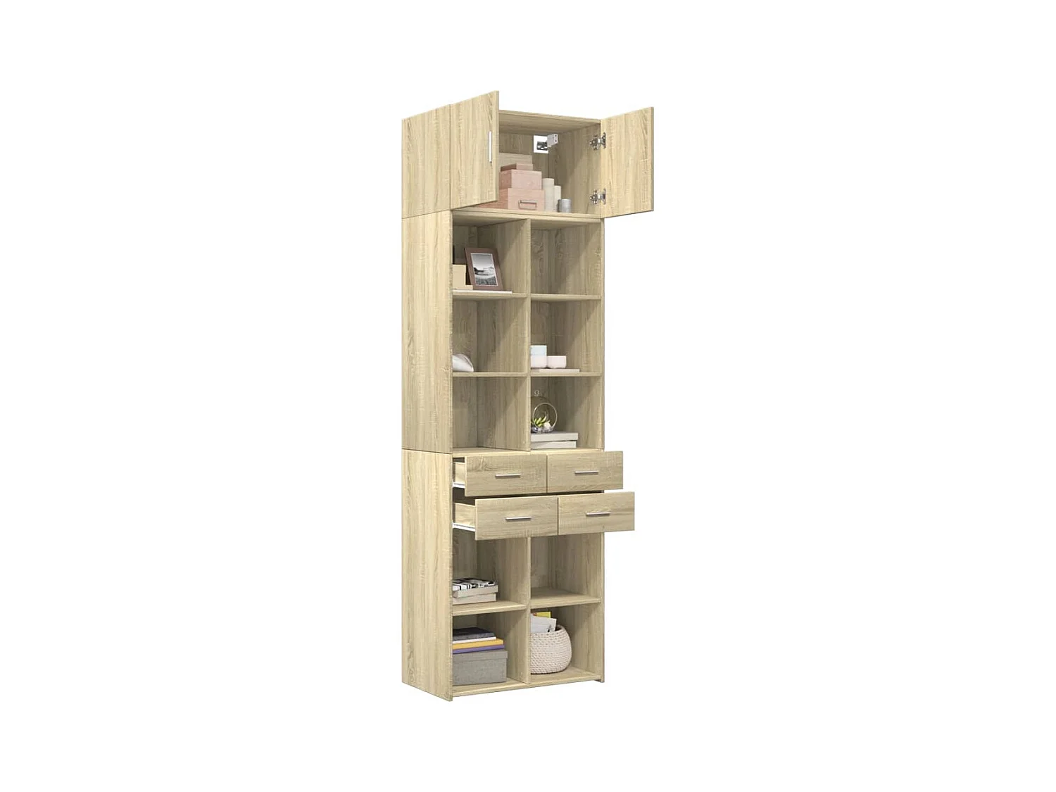 Armoire de rangement chêne sonoma 70x42,5x225 cm