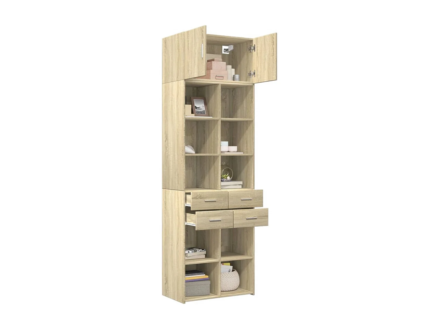 Armoire de rangement chêne sonoma 70x42,5x225 cm
