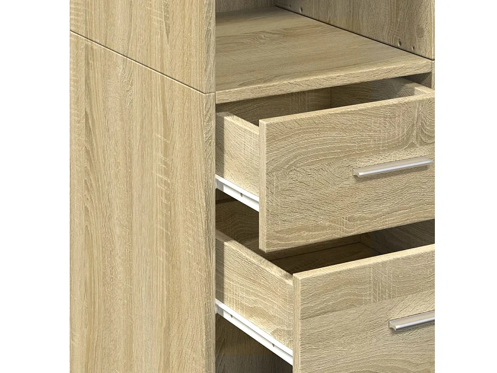 Armoire de rangement chêne sonoma 70x42,5x225 cm