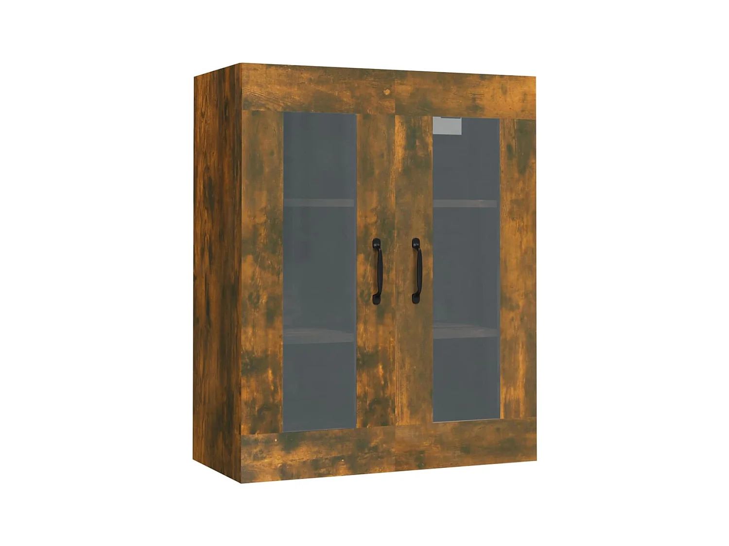 Mobiletto pensile in rovere affumicato 69,5x34x90 cm