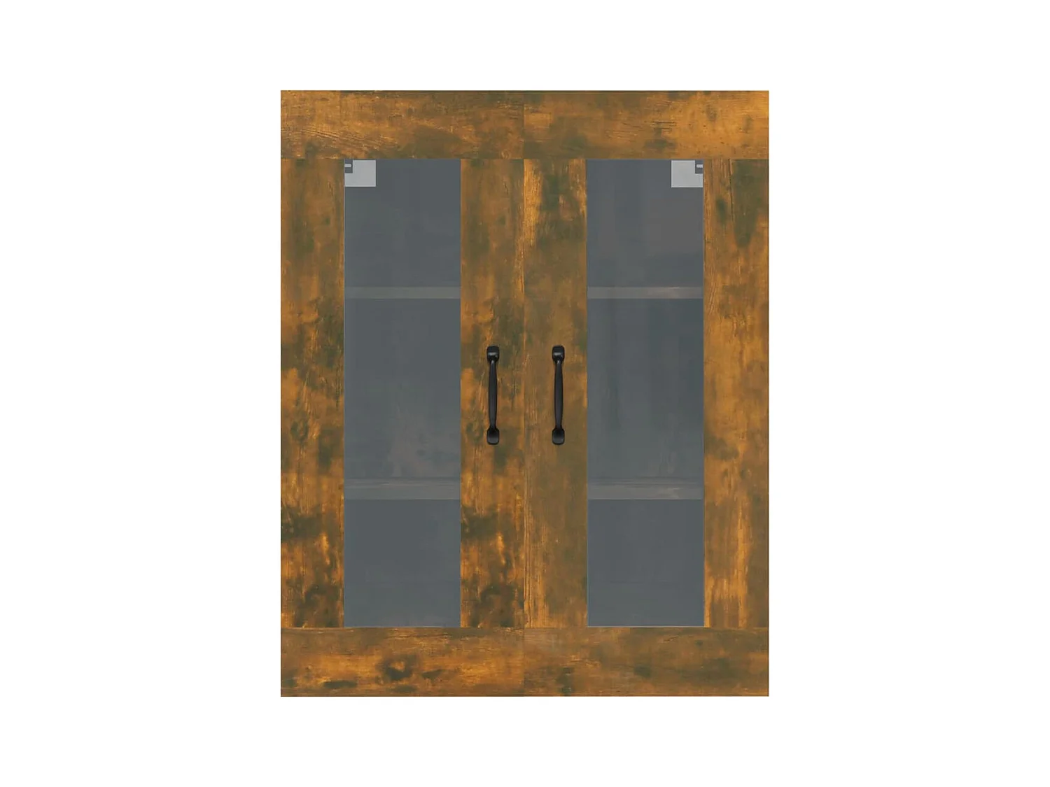 Mobiletto pensile in rovere affumicato 69,5x34x90 cm