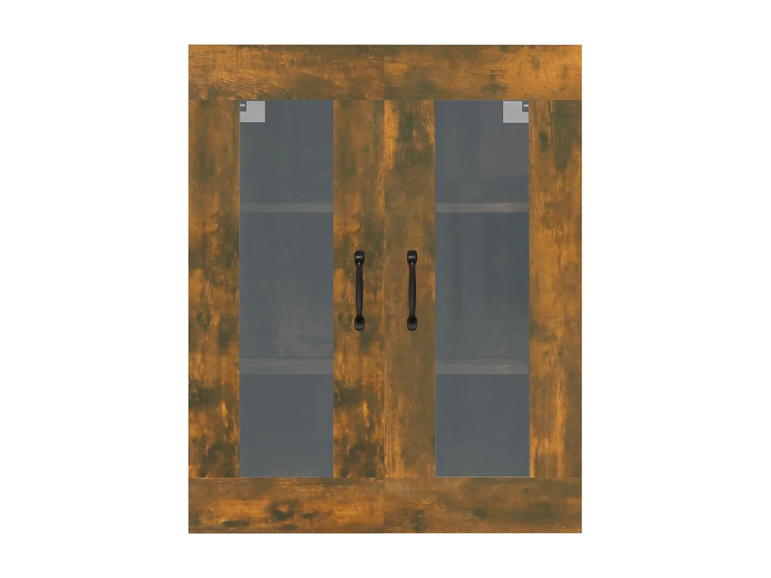Armoire murale suspendue Chêne fumé 69,5x34x90 cm