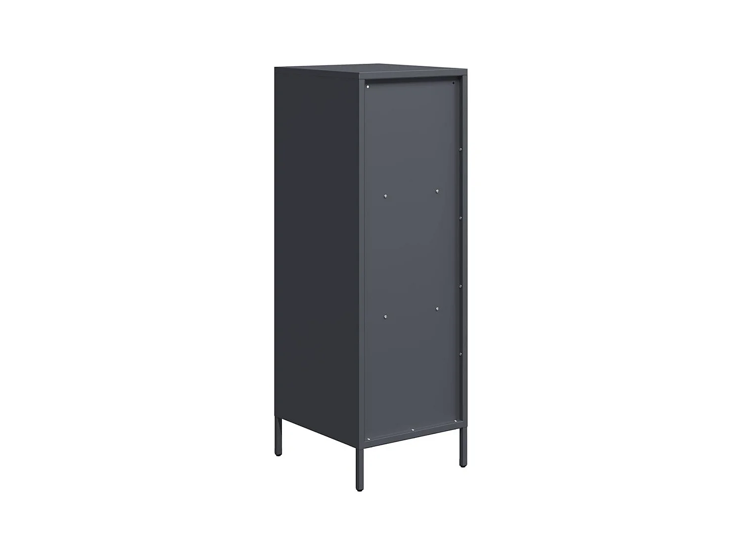 Buffet haut anthracite 35x39x103,5 cm acier