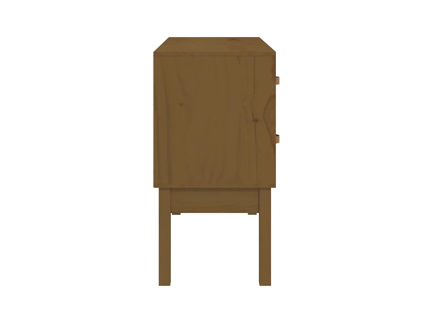 Armoire console Marron miel 90x40x78 cm Bois de pin solide
