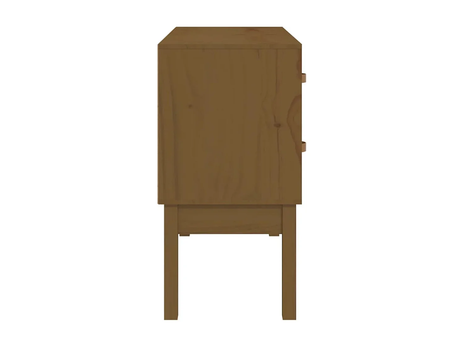 Armoire console Marron miel 90x40x78 cm Bois de pin solide