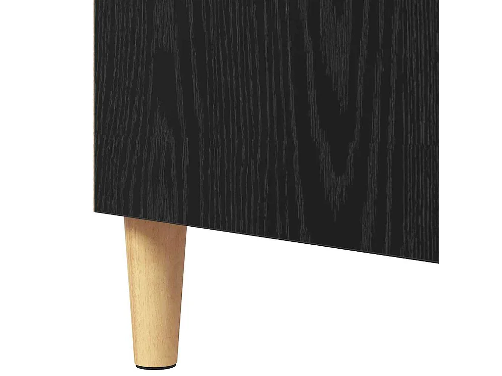 Buffet Chêne noir 57 x 35 x 90 cm Bois d'ingénierie
