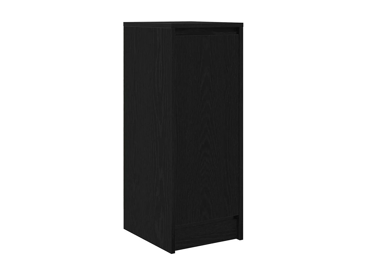 Buffet chêne noir 29,5x34x76 cm bois d'ingénierie