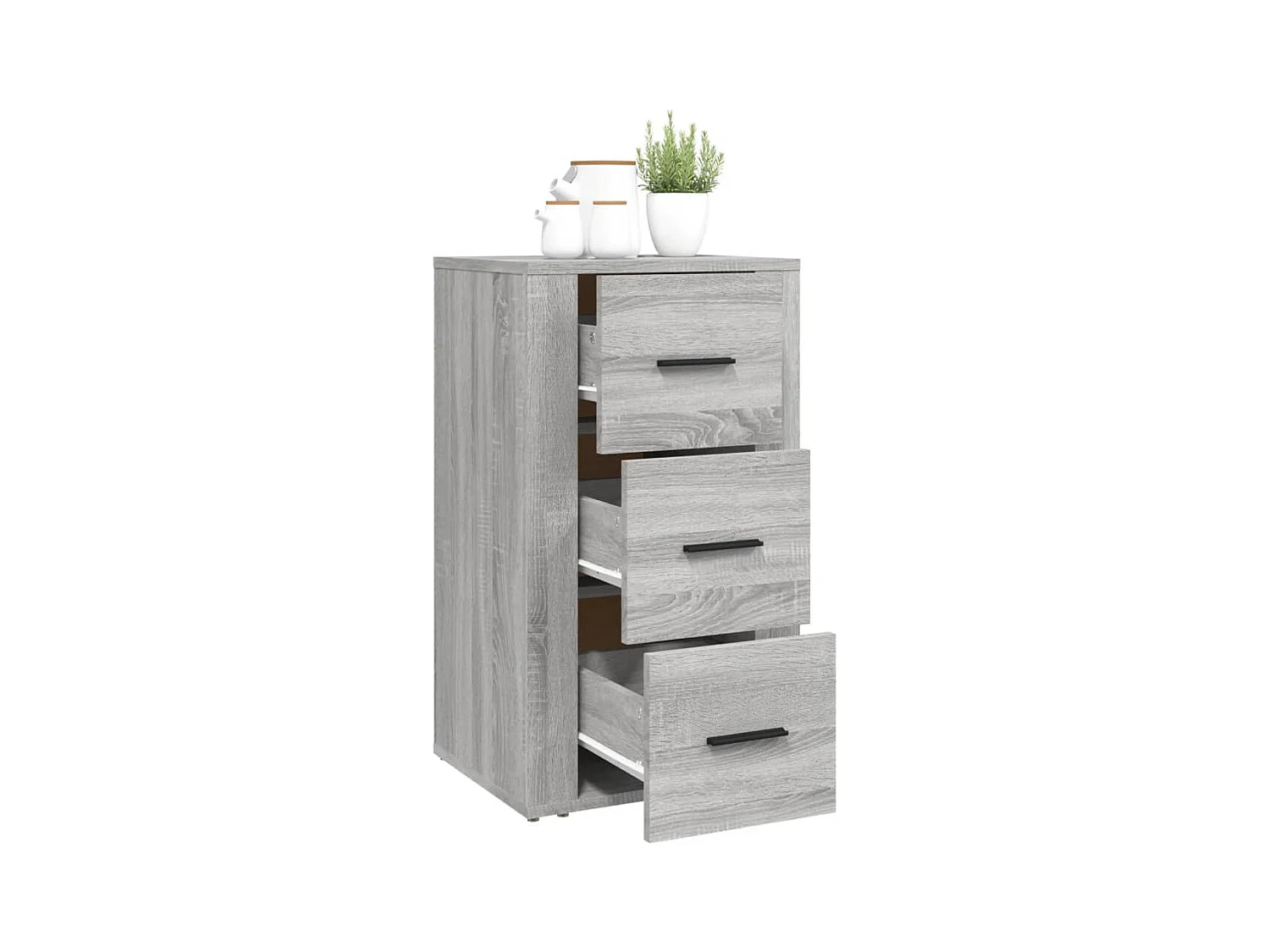 Buffet Sonoma gris 40x33x70 cm Bois d'ingénierie